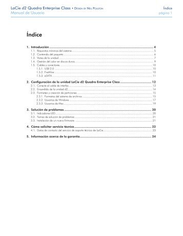Descargas Manual de uso - LaCie