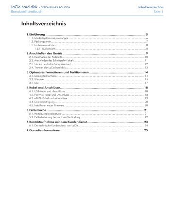 Downloads Handbuch - LaCie