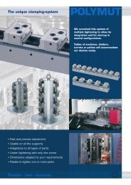 POLYMUT The unique clamping-system