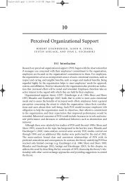 Perceived Organizational Support