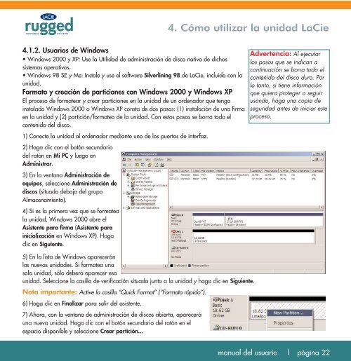 manual del usuario manual del usuario manual del usuario ... - LaCie