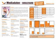 Mediadaten - BOULEVARD - Börner PR Werbung & Druck GmbH