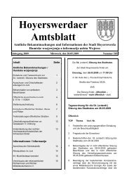 Hoyerswerdaer Amtsblatt - Ehrenamtliche Richterinnen und Richter ...