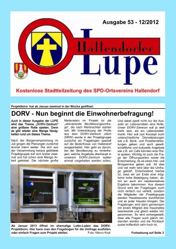 LUPE53-Online - SPD-Hallendorf