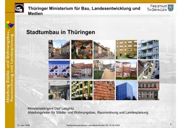 Thüringer Ministerium für Bau, Landesentwicklung und Medien