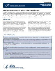 Elective Induction of Labor - AHRQ Effective Health Care Program ...