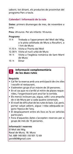 Rutes enogastronòmiques.pdf - Diputació de Barcelona