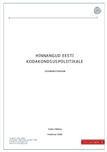 Hinnangud Eesti kodakondsuspoliitikale (2008)