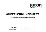 Aufzeichnungsheft für landwirtschaftliche Betriebe.pdf - LACON Institut