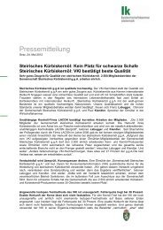 Pressemitteilung - LACON Institut