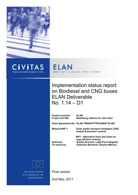 Civitas Elan Working Document Template