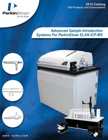 ESI products for PerkinElmer Elan ICP-MS