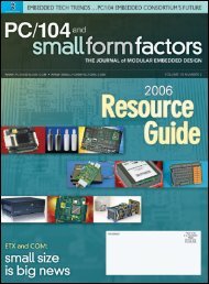 Executive Speak-Out Series - PC/104 and Small Form Factors