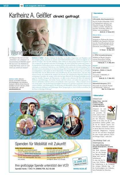 Neues VCÖ-Magazin