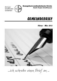 .ich schreibe einen Brief an - church-web