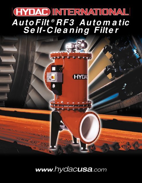 AutoFilt® RF3 Automatic Self-Cleaning Filter - Hydac USA