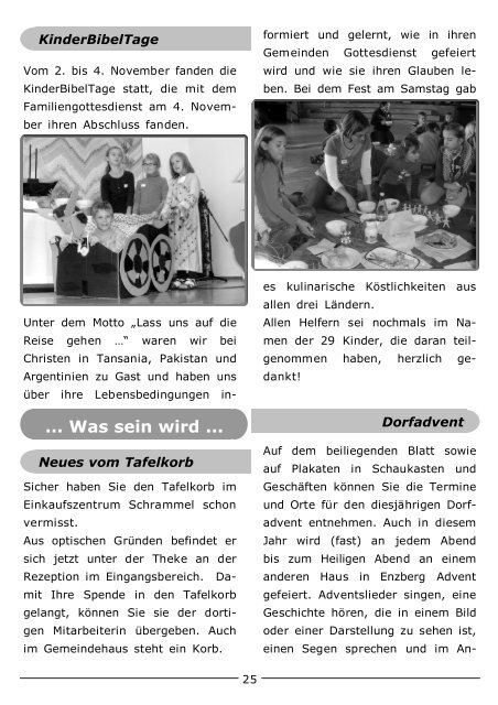 Gemeindebrief Nr. 79 - Evangelische Kirchengemeinde Enzberg