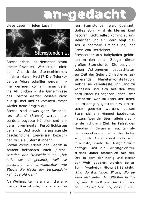 Gemeindebrief Nr. 79 - Evangelische Kirchengemeinde Enzberg