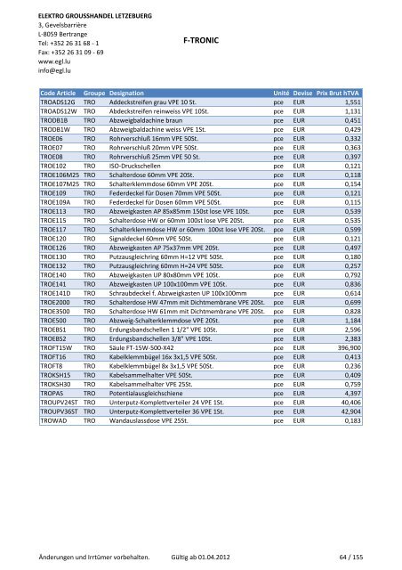 Februar 2012 - EGL