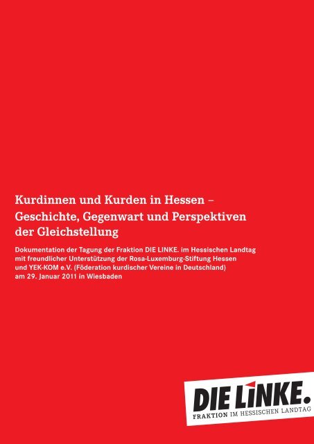 Dokumentation Kurden In Hessen (PDF) - Barbara Cárdenas