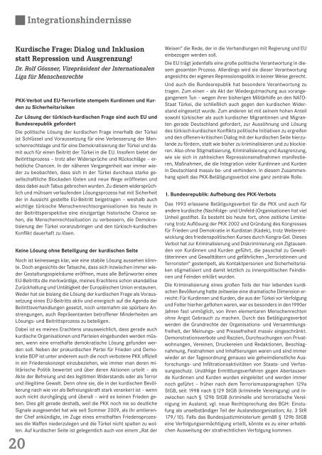 Dokumentation Kurden In Hessen (PDF) - Barbara Cárdenas