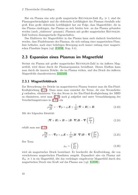 Einfluss statischer und quasistatischer Magnetfelder auf ...