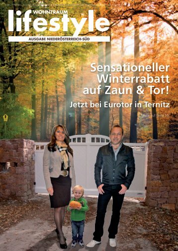 Sensationeller Winterrabatt auf Zaun & Tor! - IDEE Werbeagentur