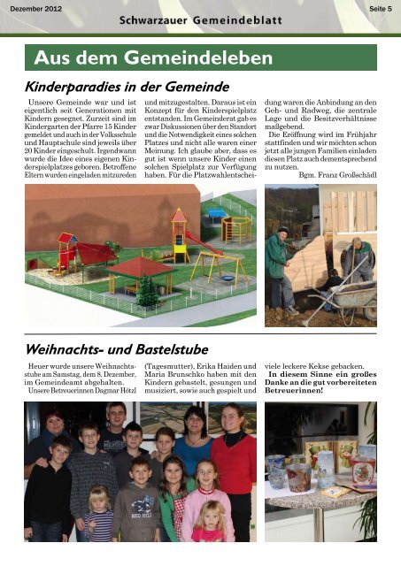 Gemeindeblatt.Schwarzau.2012-3 - Schwarzau im Schwarzautal