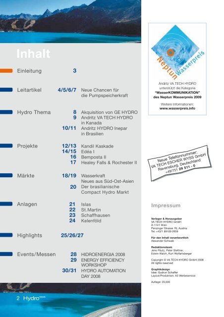 Neue Chancen für die Pumpspeicherkraft