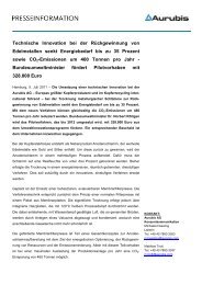 BMU Pilotprojekt Foerderung - Aurubis