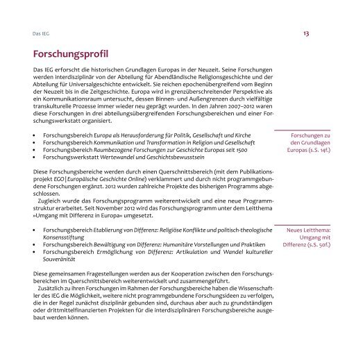 Jahresbericht 2012 (PDF) - Institut für Europäische Geschichte der ...