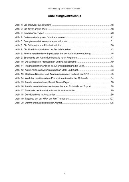 Die globale Güterkette der Aluminiumindustrie - aluwatch