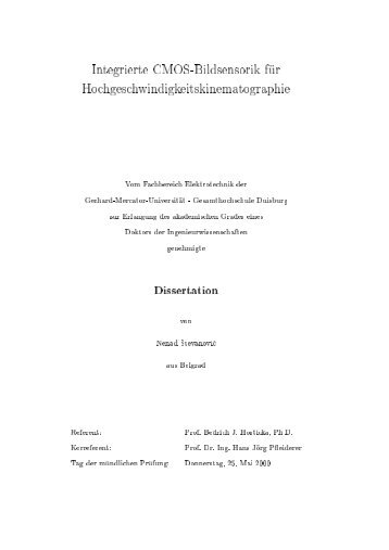 Dissertation insgesamt zum Drucken und ... - bei DuEPublico