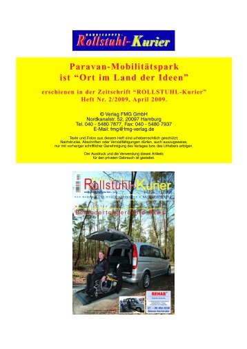 Rollstuhl-Kurier Rollstuhl-Kurier - Escales-Verlag