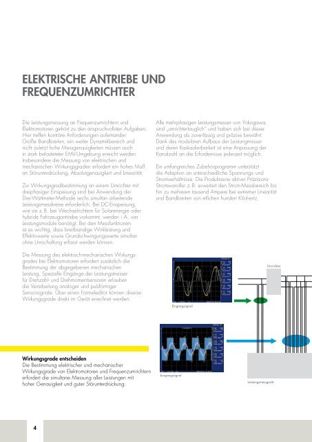 Präzise Leistungsmessung