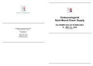 Einbaunetzgerät Rack Mount Power Supply - EA-Elektro Automatik