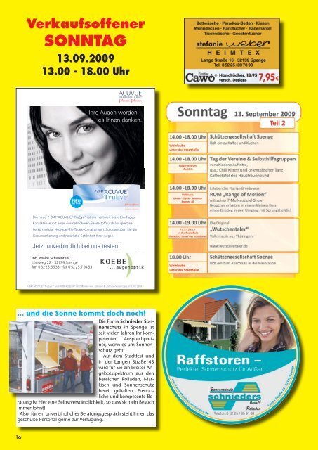 Ausgabe September 2009 - Extrablatt