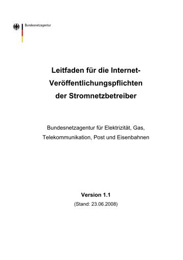 Leitfaden für die Internet - Bundesnetzagentur