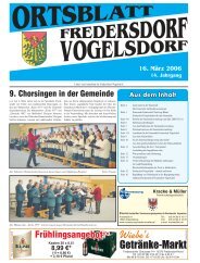 03/2006 - Heimatverein Fredersdorf-Vogelsdorf e.V.