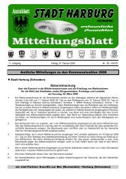 Amtliche Mitteilungen zu den Kommunalwahlen 2008 ... - Harburg