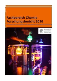 Forschungsbericht 2010 - Fachbereich Chemie