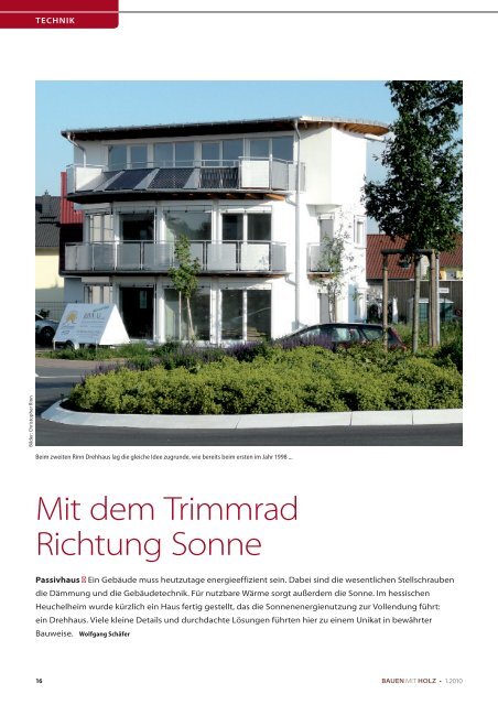 Mit dem Trimmrad Richung Sonne - Rinn XI. GMBH