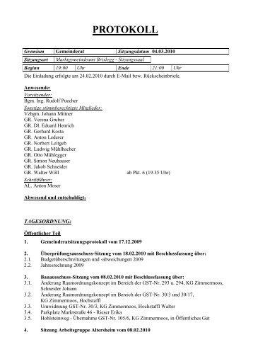 1. Gemeinderatssitzung (240 KB) - .PDF - Brixlegg