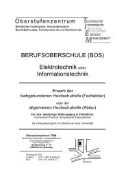 erhalten Sie Informationen im pdf-Format. - OSZ - Tiem