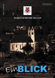 Ausgabe 13 - Dezember 2005 - Marktgemeinde Sillian