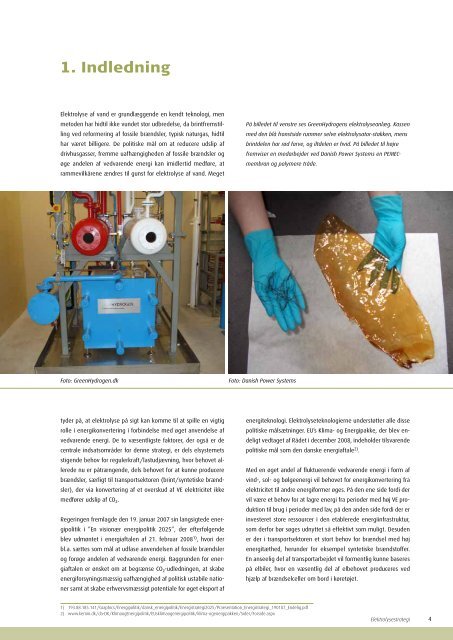 Brint - Elektrolyse i Danmark - Energinet.dk