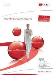 PRESSEMITTEILUNG ZUM DKOU 2012 - DJO Global