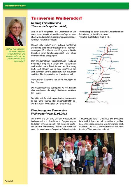 Ausgabe 02/2012 - in der Gemeinde Weikersdorf