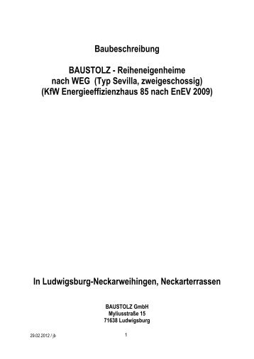 Baubeschreibung PDF Download - Baustolz