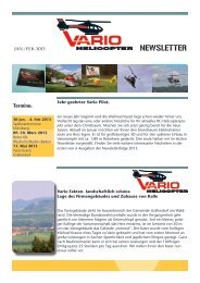 NEWSLETTER - Vario Helicopter